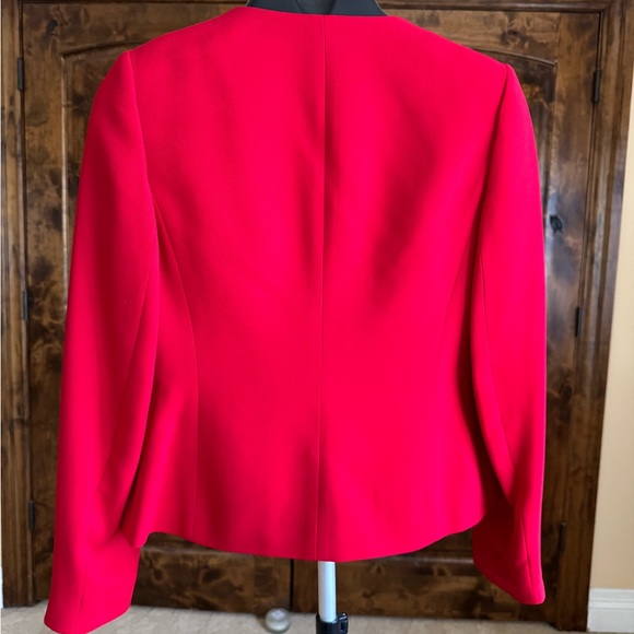 Casual corner Red color women jacket size 6 - Picture 5 of 6